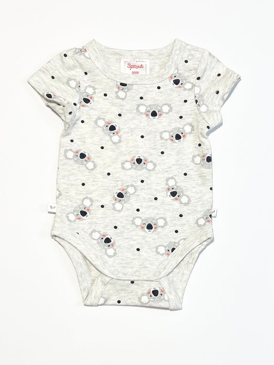 Grey koalas bodysuit - Size 0000