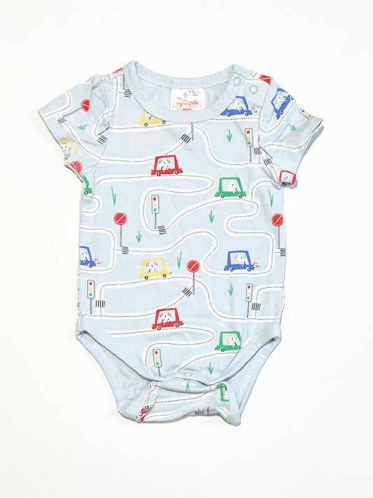 Blue cars bodysuit - Size 0000