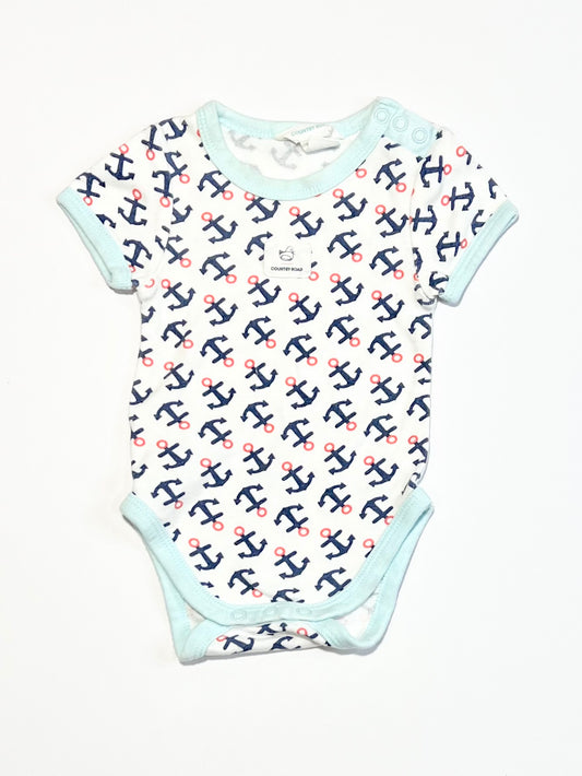 Ribbed anchors bodysuit - Size 0000