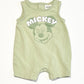 Green Mickey romper - Size 0000