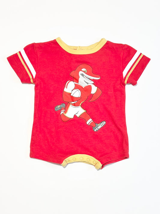 Redcliffe Dolphins romper - Size 0000