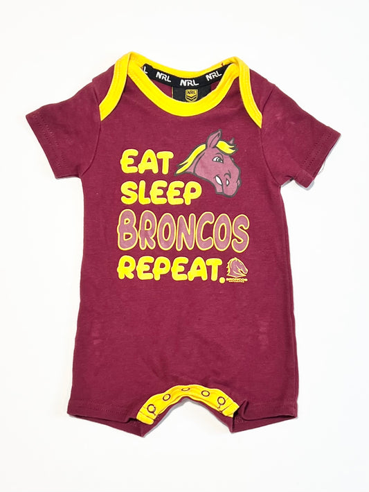 Brisbane Broncos romper - Size 0000