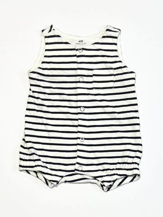 Striped romper - Size 0000
