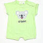Green koala romper - Size 0000