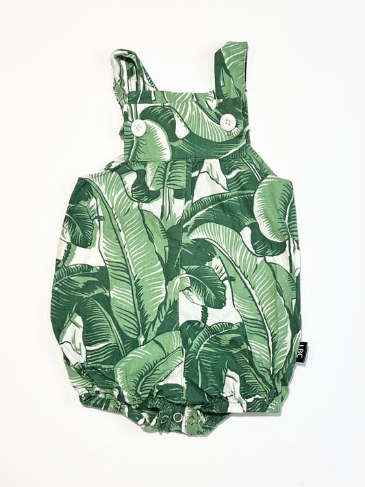 Green leafy romper - Size 0000