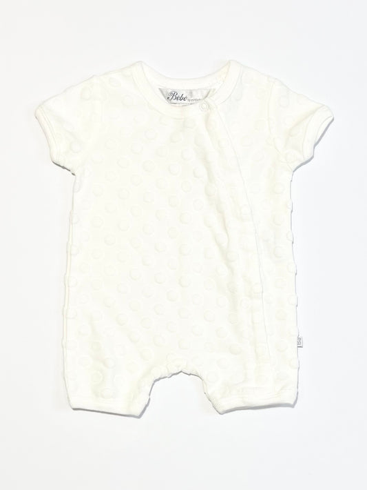 Spotty zip romper - Size 0000