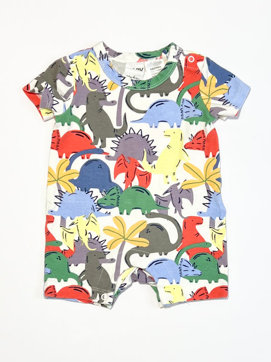 Dinosaurs romper - Size 0000