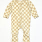 Checkered zip onesie - Size 0000