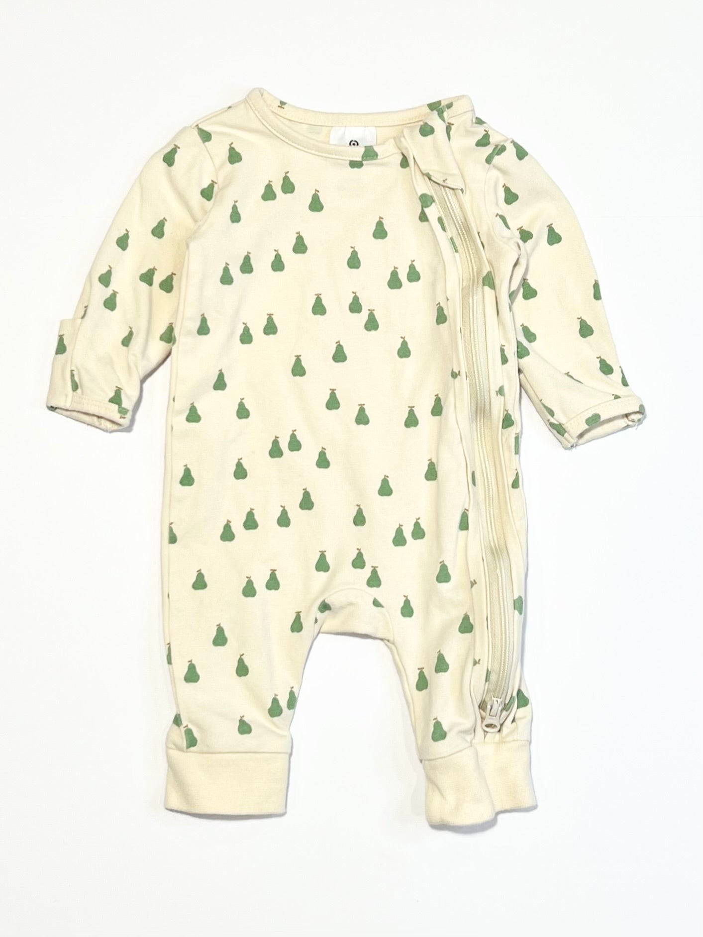 Pears zip onesie - Size 0000