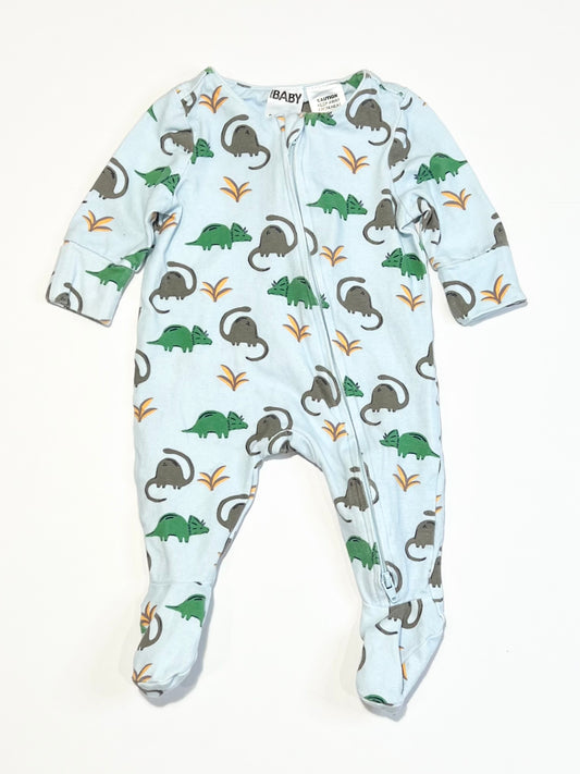 Dinosaurs zip onesie - Size 0000