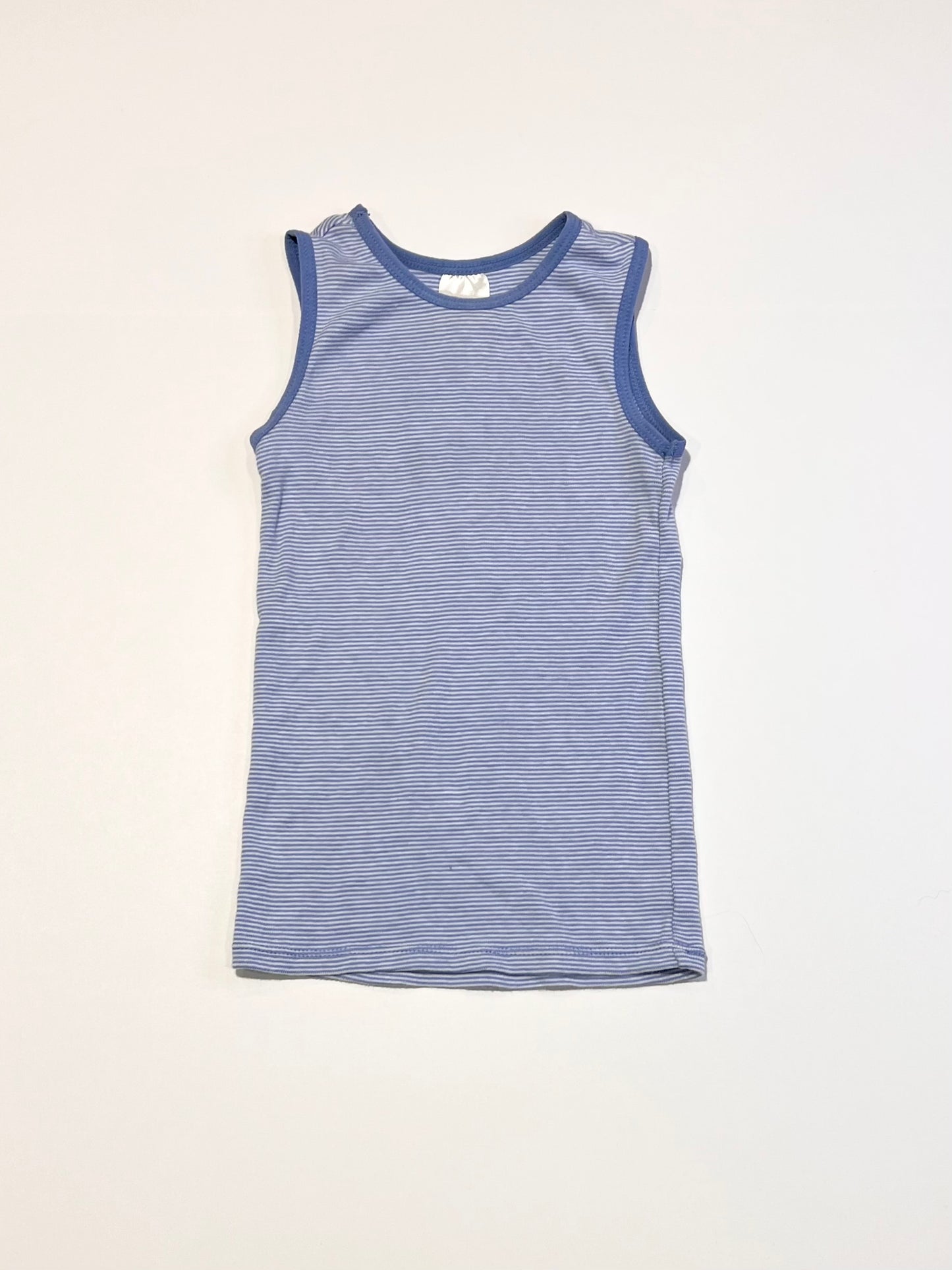 Blue striped singlet - Size 1
