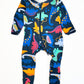 Dinosaurs zip onesie - Size 00000