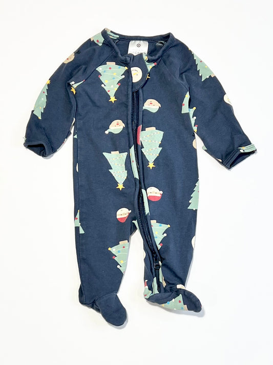 Christmas zip onesie - Size 00000