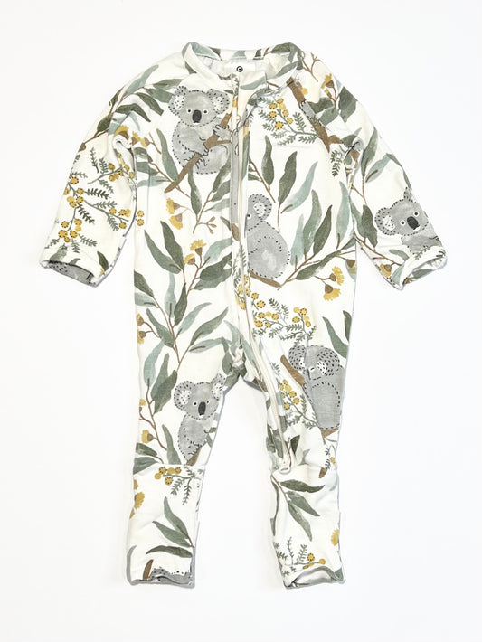 Koalas zip onesie - Size 00000