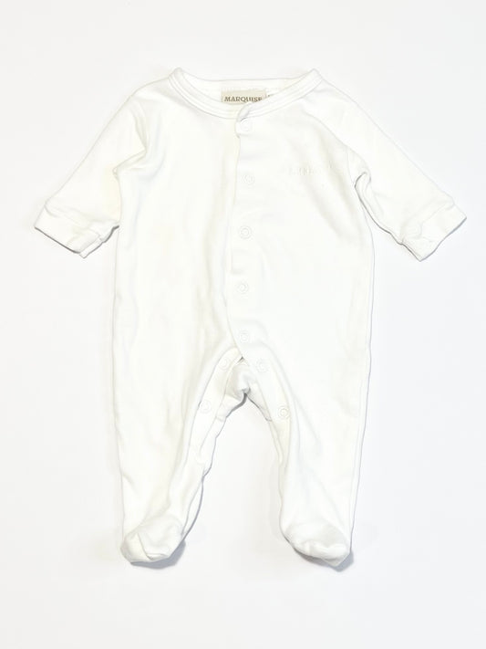 White onesie - Size 00000