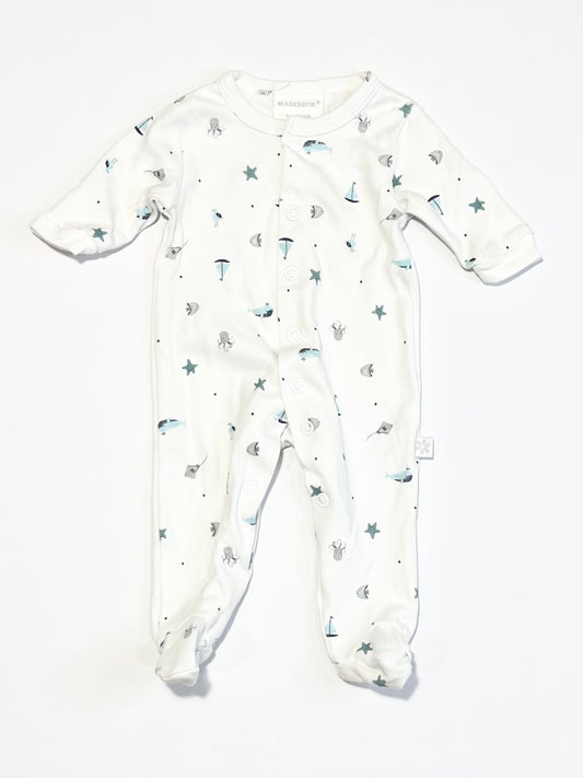 Sea creatures onesie - Size 00000