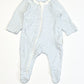 Striped zip onesie - Size 00000