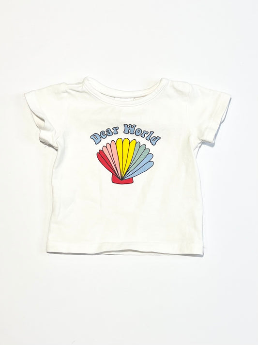 Dear world tee - Size 0000