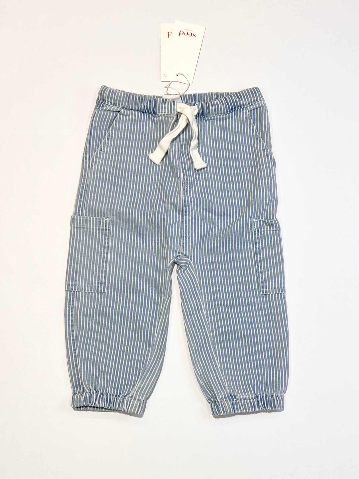 Striped pull-up pants brand new - Size 1