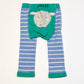 Striped sheep leggings - Size 12-24 months