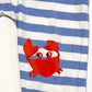 Striped crab leggings - Size 1