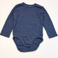 Blue ribbed bodysuit - Size 1