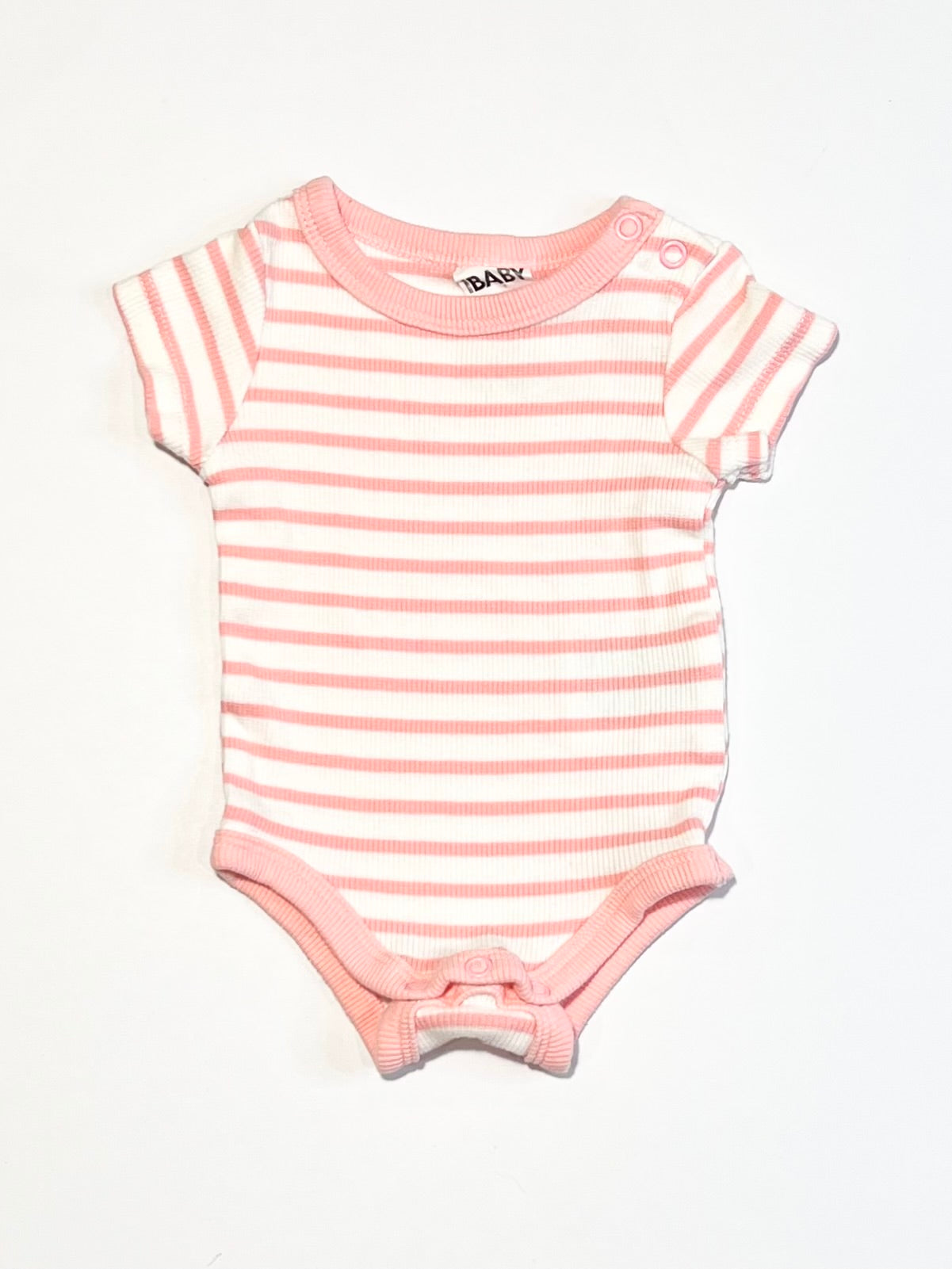 Striped ribbed bodysuit - Size 0000