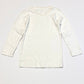 White ribbed spencer top - Size 1
