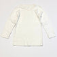 White ribbed spencer top - Size 1