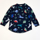 Navy dinos top - Size 1