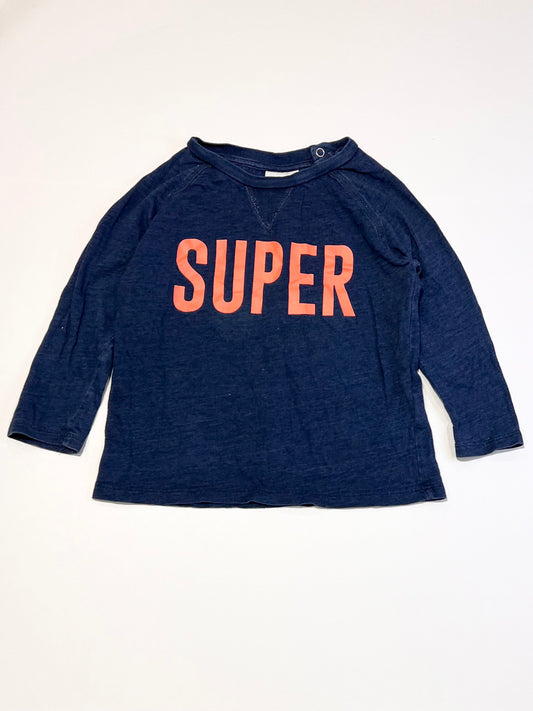 Navy super cool top - Size 1-2