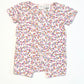 Floral zip romper - Size 0000