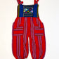 Embroidered overalls - Size 12-24 months
