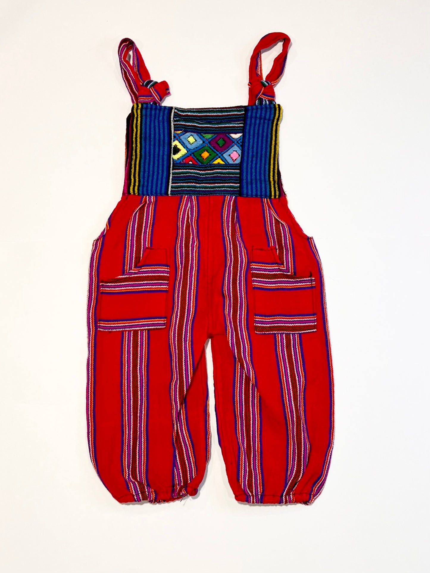 Embroidered overalls - Size 12-24 months