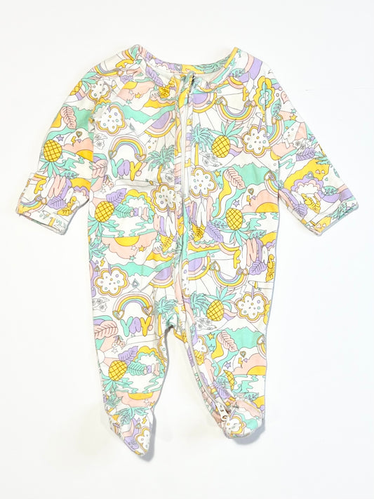 Funtastic zip onesie - Size 0000