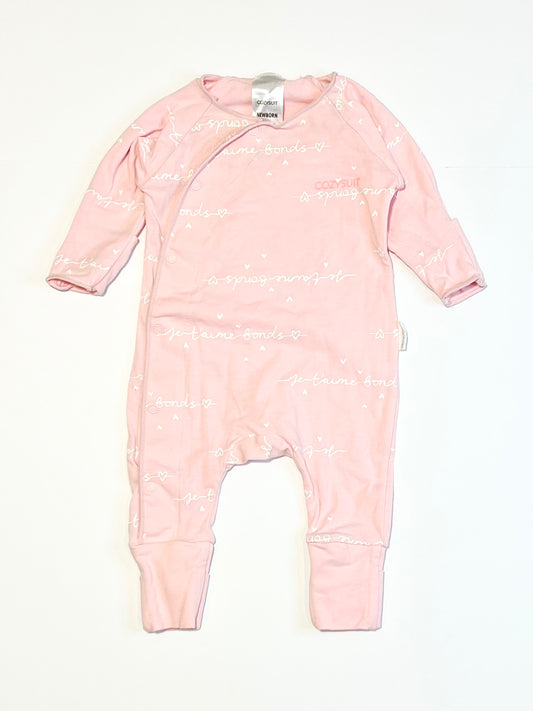 Pink Cosysuit - Size 0000