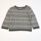 Grey patterned knit jumper - Size 1