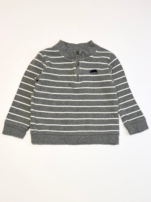 Striped ribbed jumper - Size 1