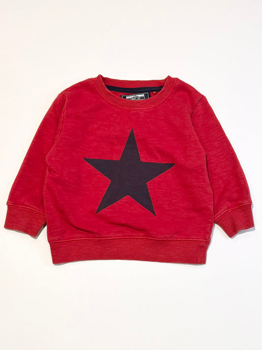 Red star sweater - Size 1