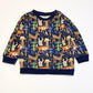 Navy animals sweater - Size 1