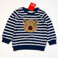 Striped bear sweater brand new - Size 1