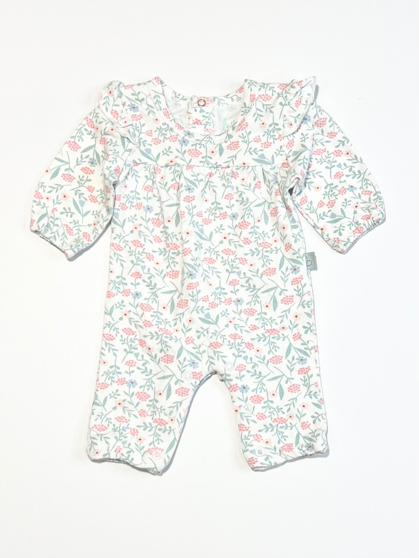 Floral onesie - Size 00000