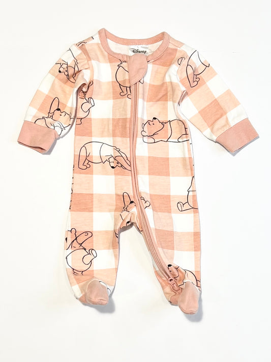 Winnie the Pooh zip onesie - Size 00000