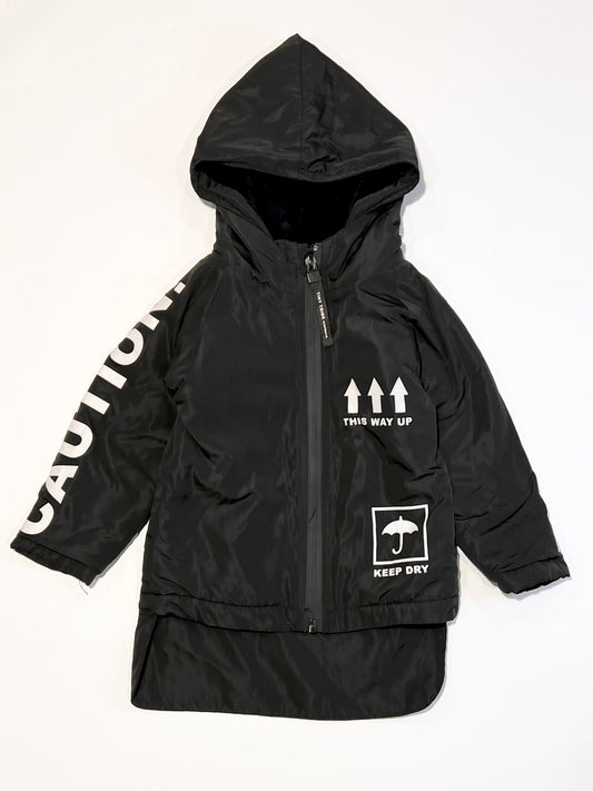 Black windbreaker - Size 1-2