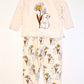 Pink bunny pyjamas - Size 2