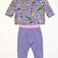 Purple birds pyjamas - Size 1