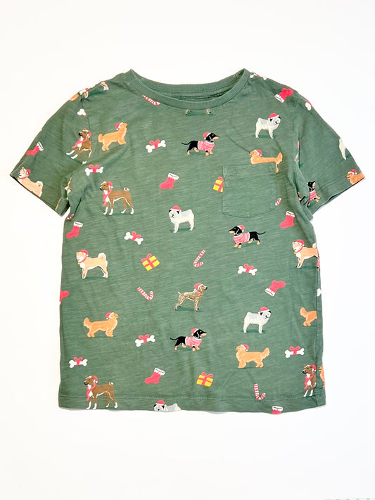 Christmas doggo tee - Size 5