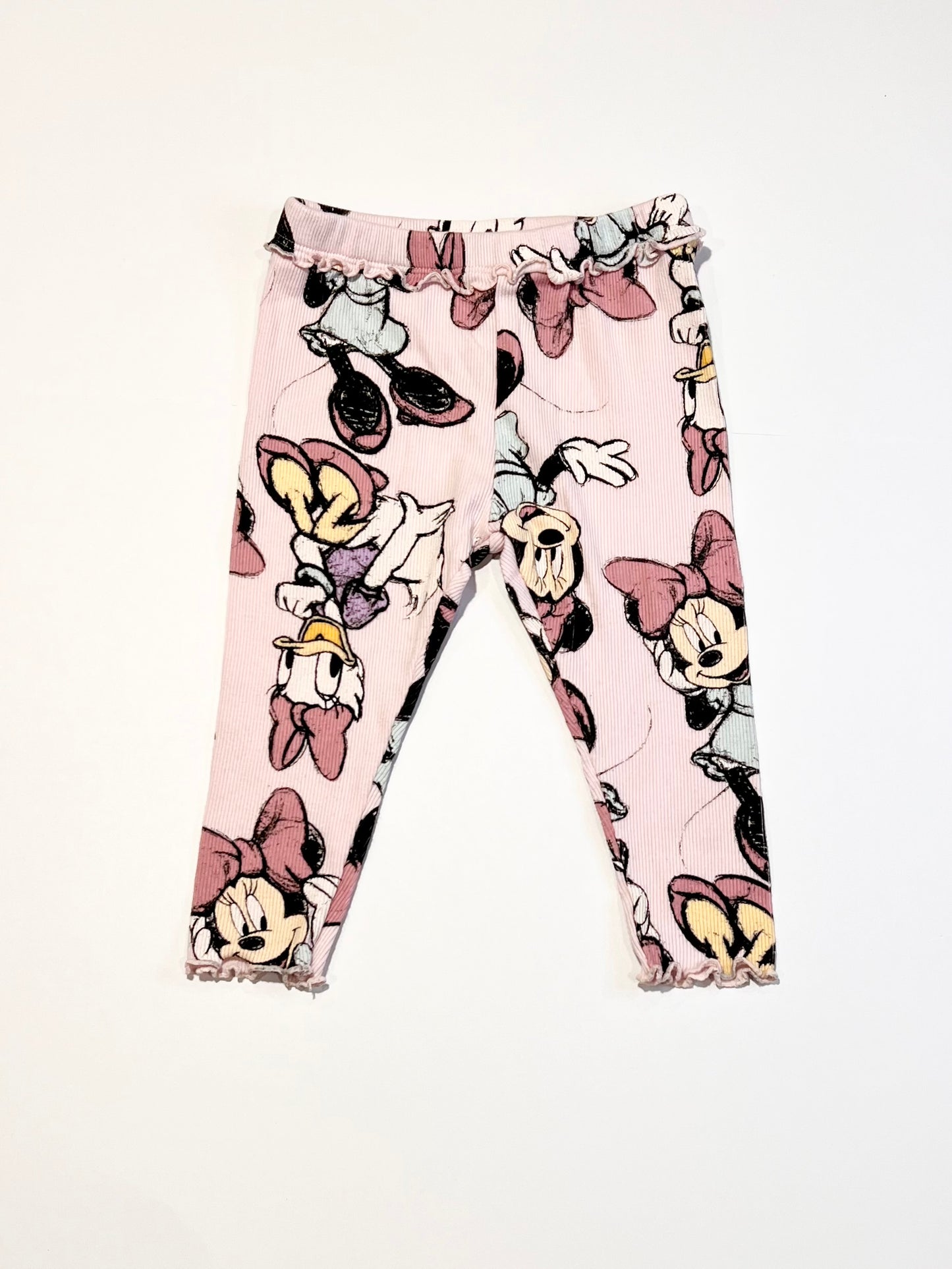 Ribbed Minnie and Daisy leggings - Size 1