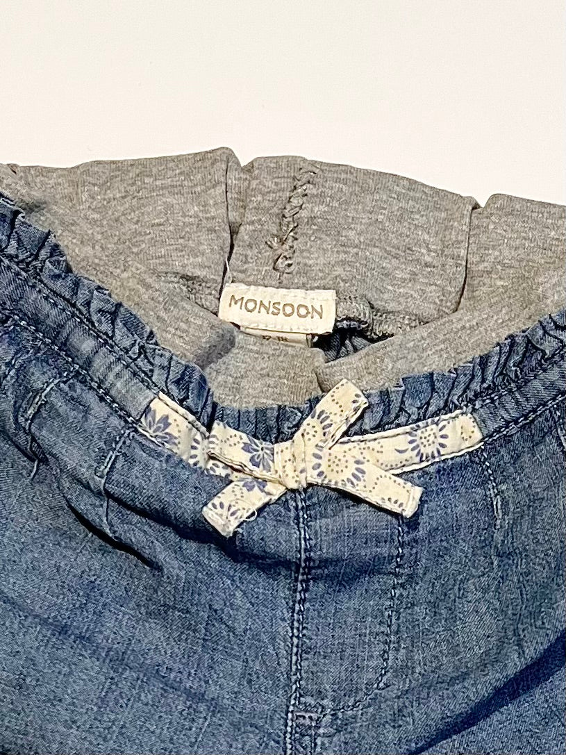 Blue chambray pants - Size 1