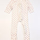 Ribbed cherries zip onesie - Size 1